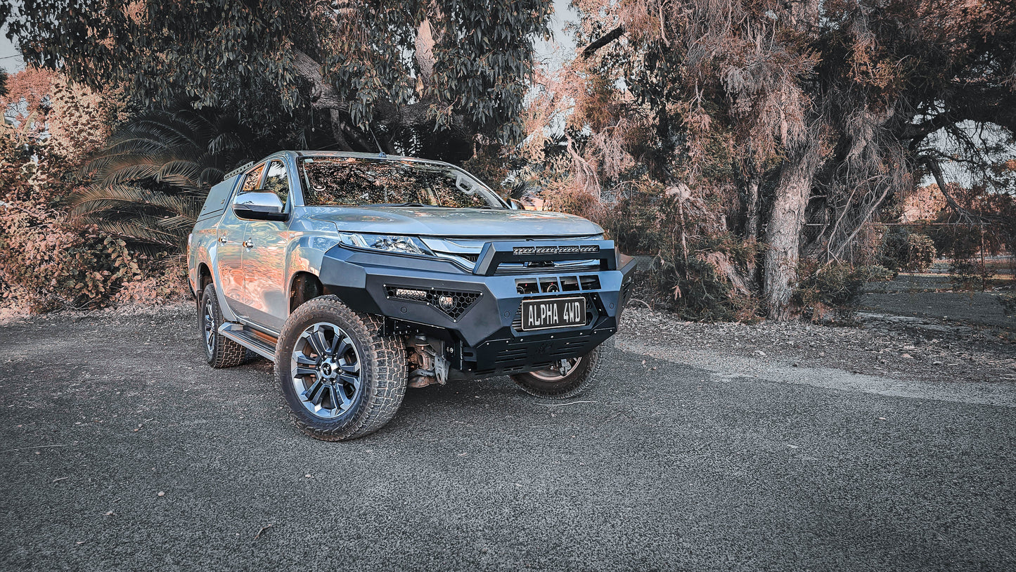 Alpha 4WD Predator Steel Bull Bar for Mitsubishi Triton MR 2019+