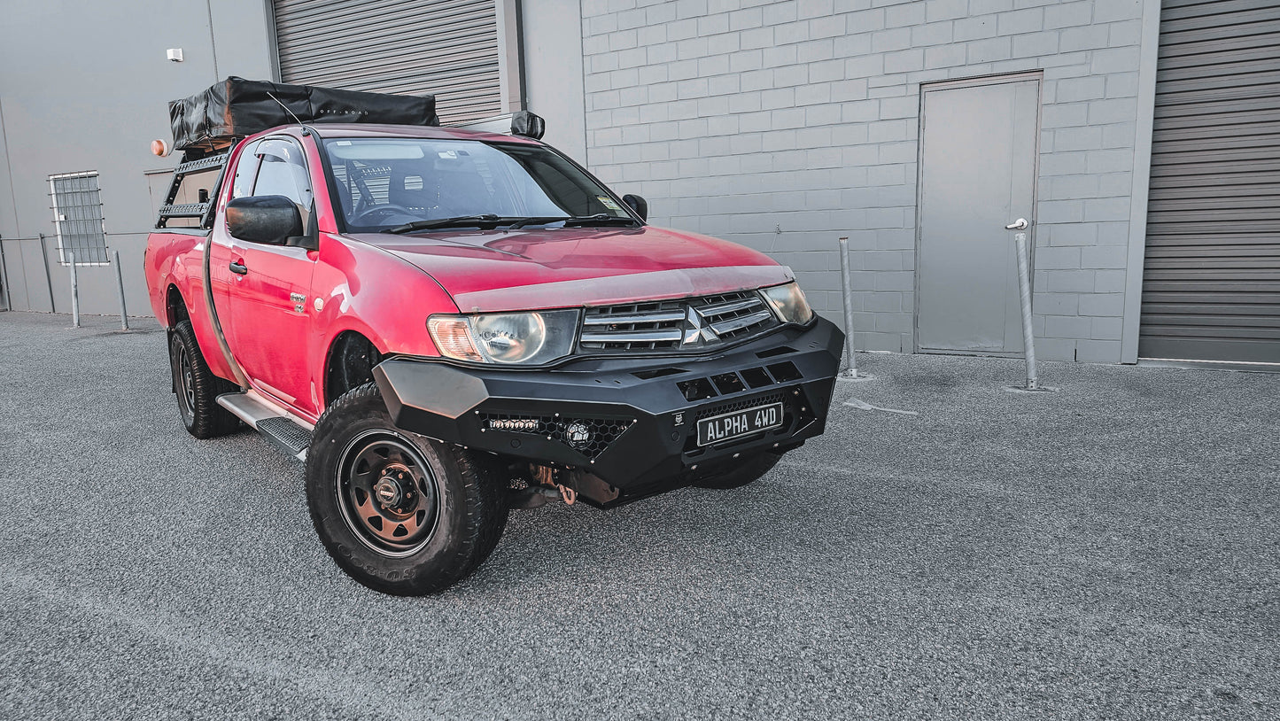 Alpha 4WD Predator Steel Bull Bar for Mitsubishi Triton MN ML 2006 to 2015