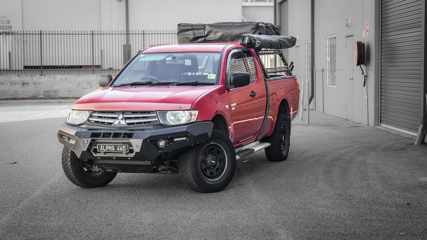 Alpha 4WD Predator Steel Bull Bar for Mitsubishi Triton MN ML 2006 to 2015