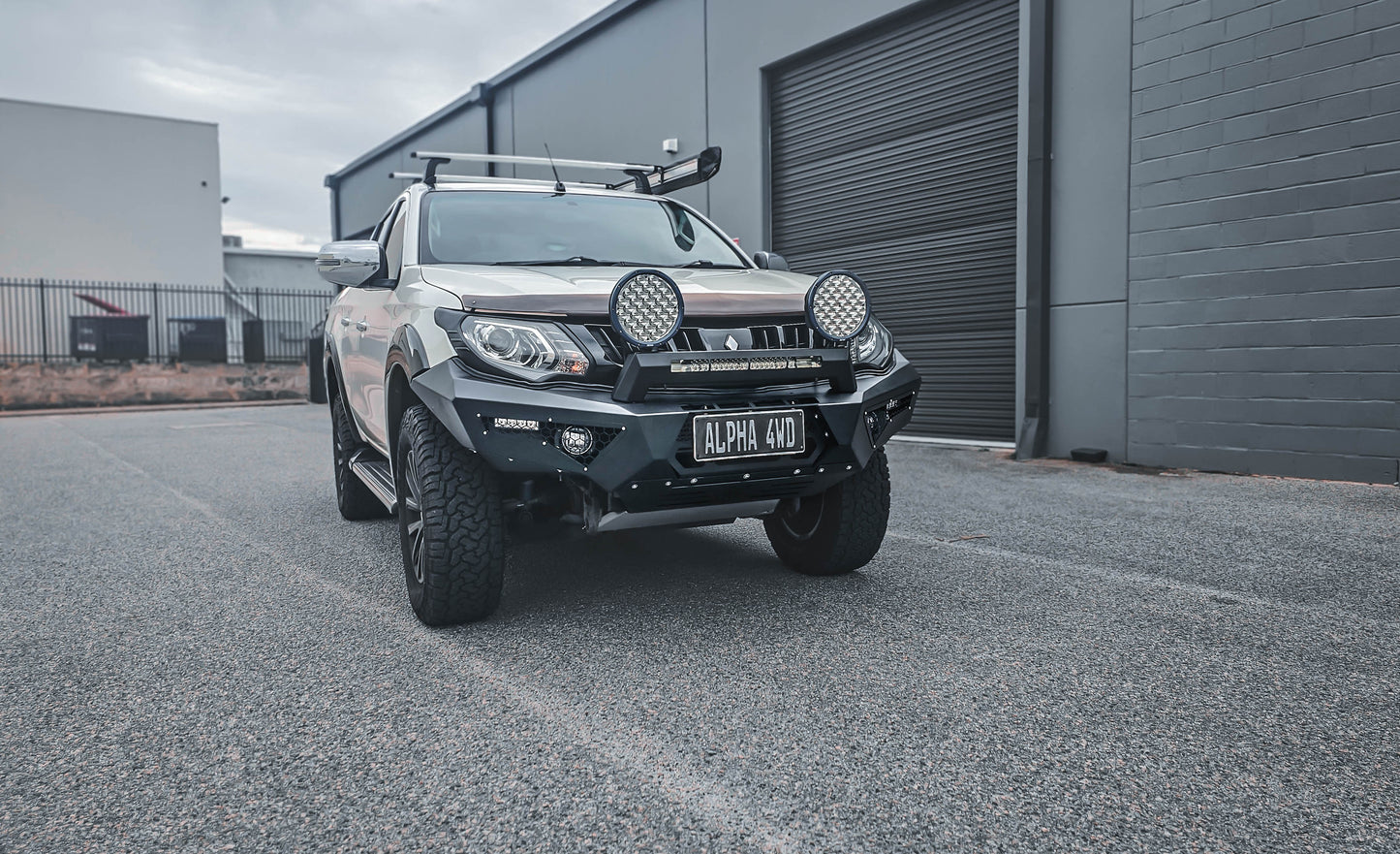 Alpha 4WD Predator Steel Bull Bar for Mitsubishi Triton MQ 2015 - 2018