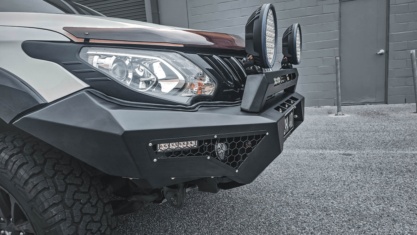 Alpha 4WD Predator Steel Bull Bar for Mitsubishi Triton MQ 2015 - 2018