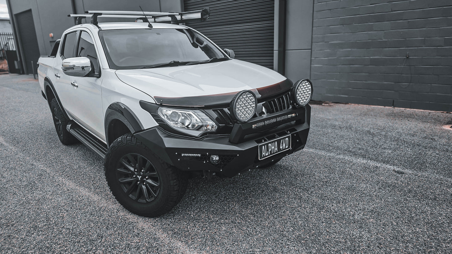 Alpha 4WD Predator Steel Bull Bar for Mitsubishi Triton MQ 2015 - 2018