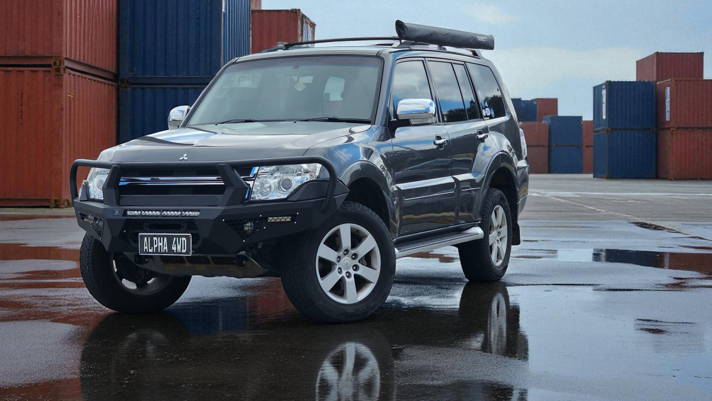 Alpha 4WD Pack Steel Bull Bar for Mitsubishi Pajero NS NT NX NW 2007+