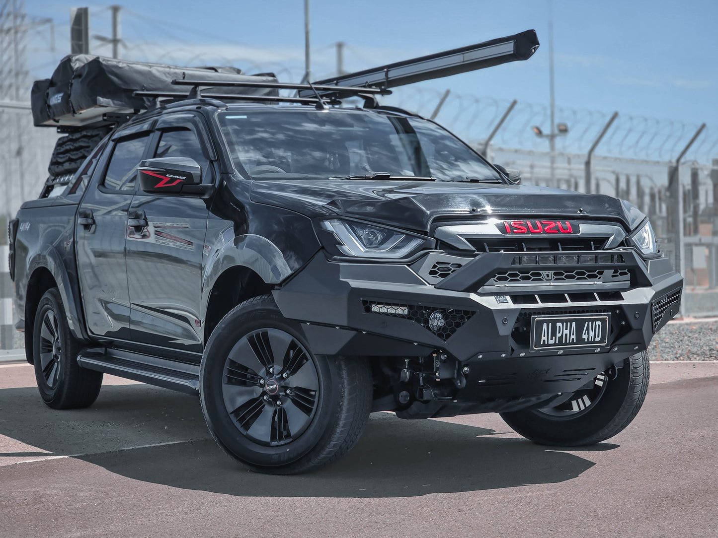 Alpha 4WD Predator Steel Bull Bar for Isuzu D-MAX 2019-2024 (pre-facelift)