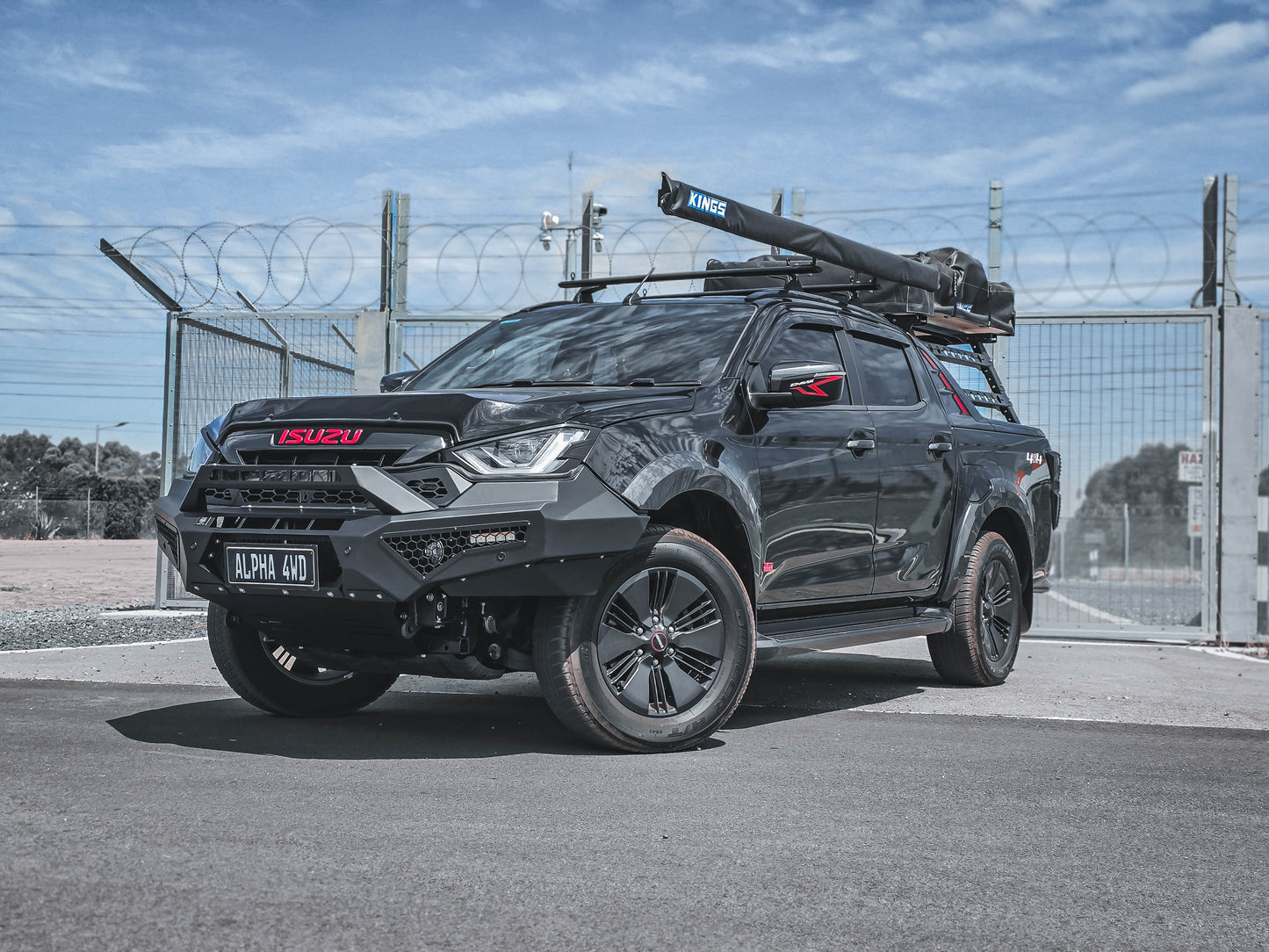 Alpha 4WD Predator Steel Bull Bar for Isuzu D-MAX 2019-2024 (pre-facelift)