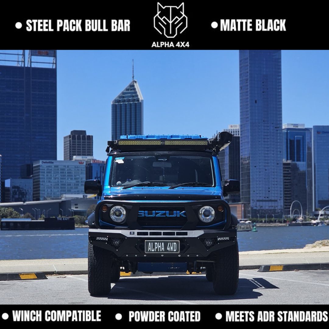 Alpha 4WD Steel Pack Bull Bar for Suzuki Jimny 2018+