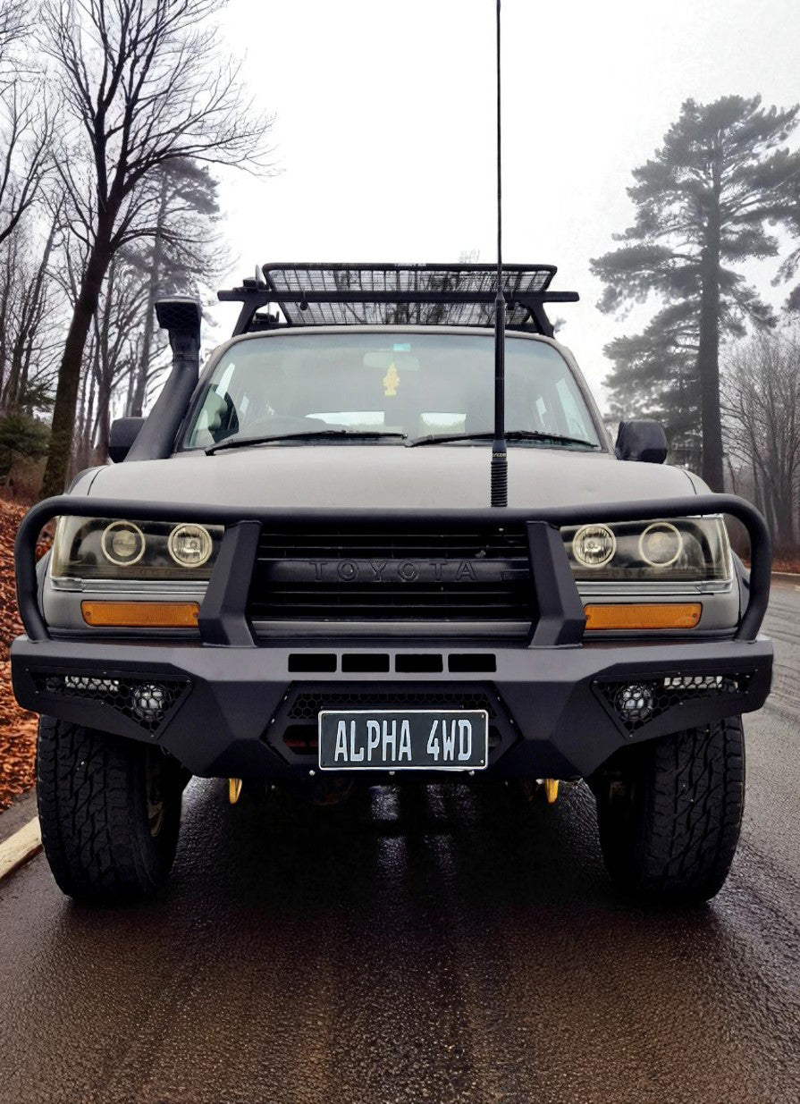 Alpha 4WD Pack Steel Bull Bar for Toyota Landcruiser 80 Series