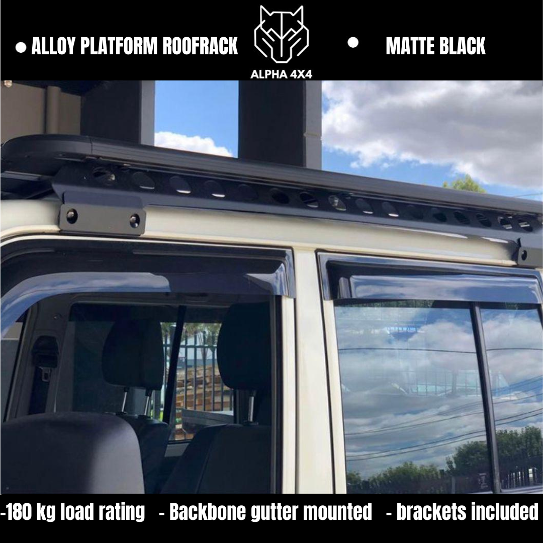 Alpha Genesis Aluminium Flat Platform Roof Rack For 79 series Landcruiser