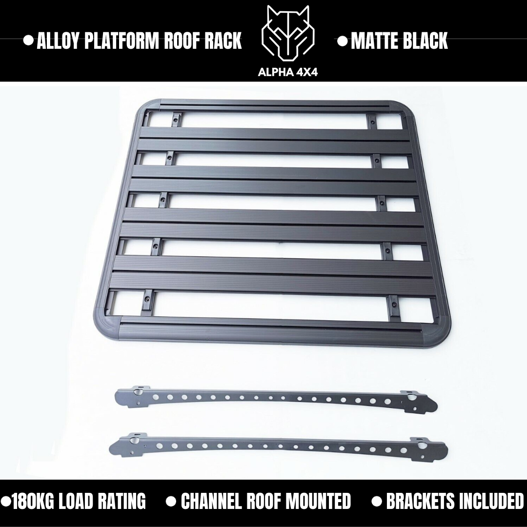Alpha Genesis Aluminium Flat Platform Roof Rack suit Toyota Hilux N70 2005 - 2015