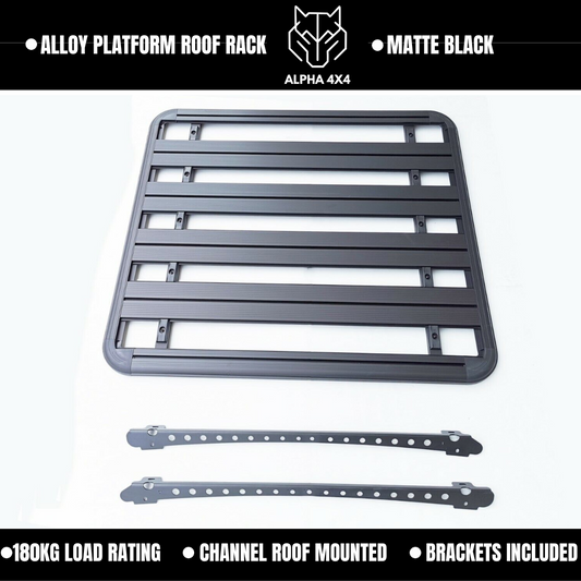 Alpha Genesis Aluminium Flat Platform Roof Rack suit Mitsubishi Triton MQ MR