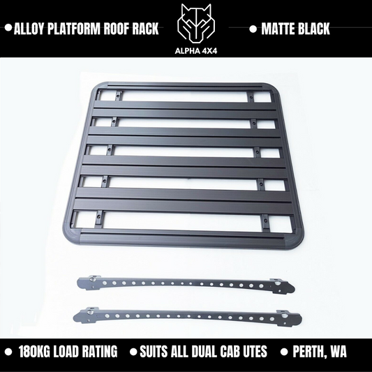 Alpha Genesis Aluminium Flat Platform Roof Rack For All Dual Cab Utes