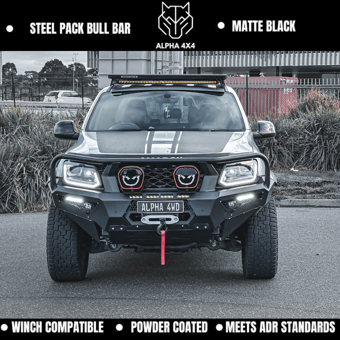 Alpha 4WD Pack Steel Bull Bar for VW Volkswagen Amarok 2010+
