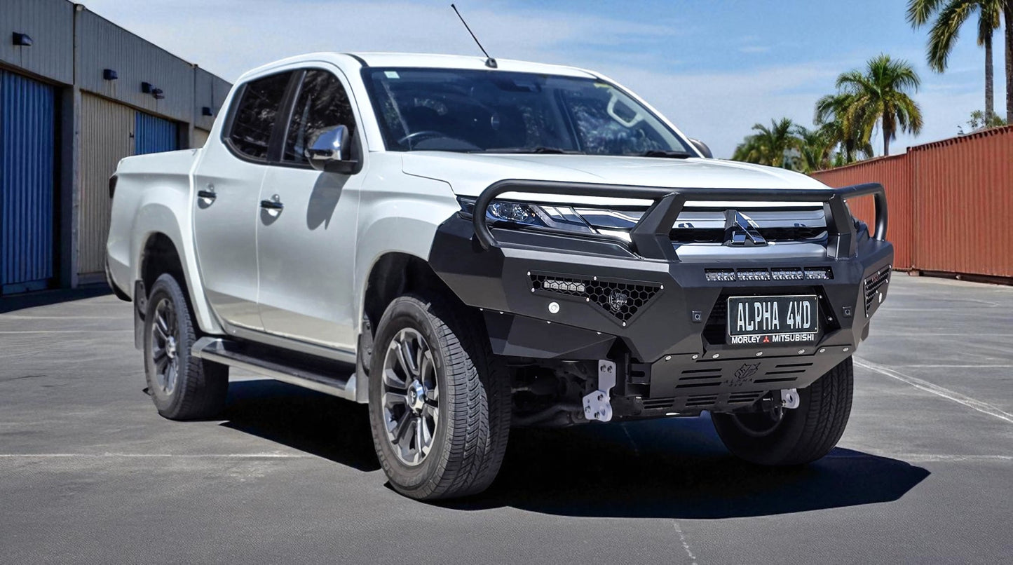 Alpha 4WD Pack Steel Bull Bar for Mitsubishi Triton MR 2019+