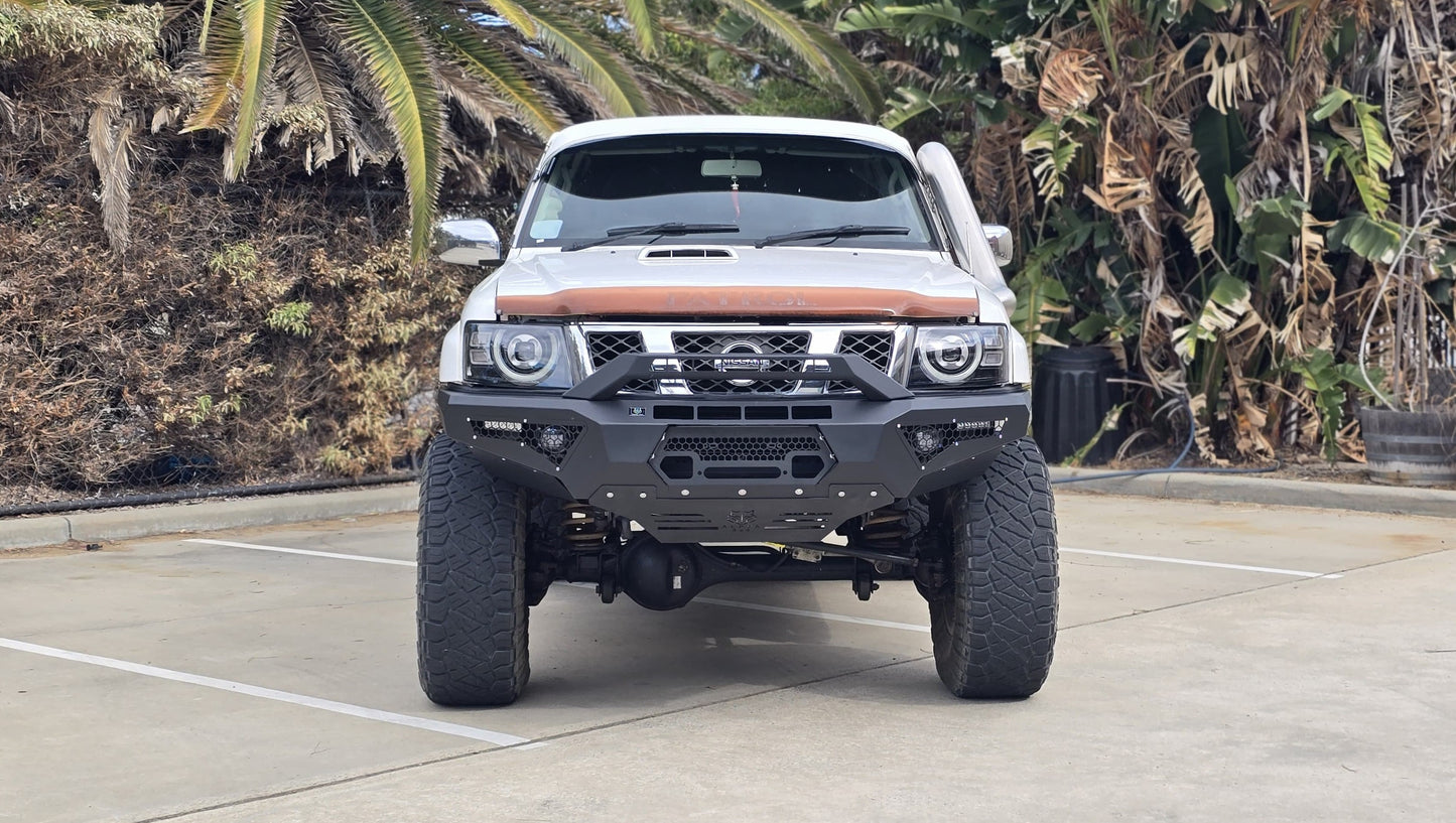 Alpha Predator Steel Bull Bar to suit Nissan GU Patrol Y61 S4 2005-2016