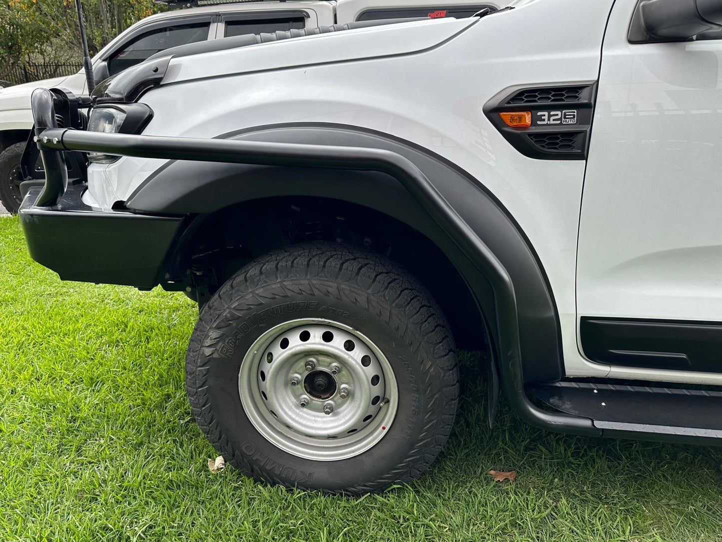 Alpha 4WD Steel Side Steps + Brush Bars for Ford Ranger PJ PK PX 2006 - 2021