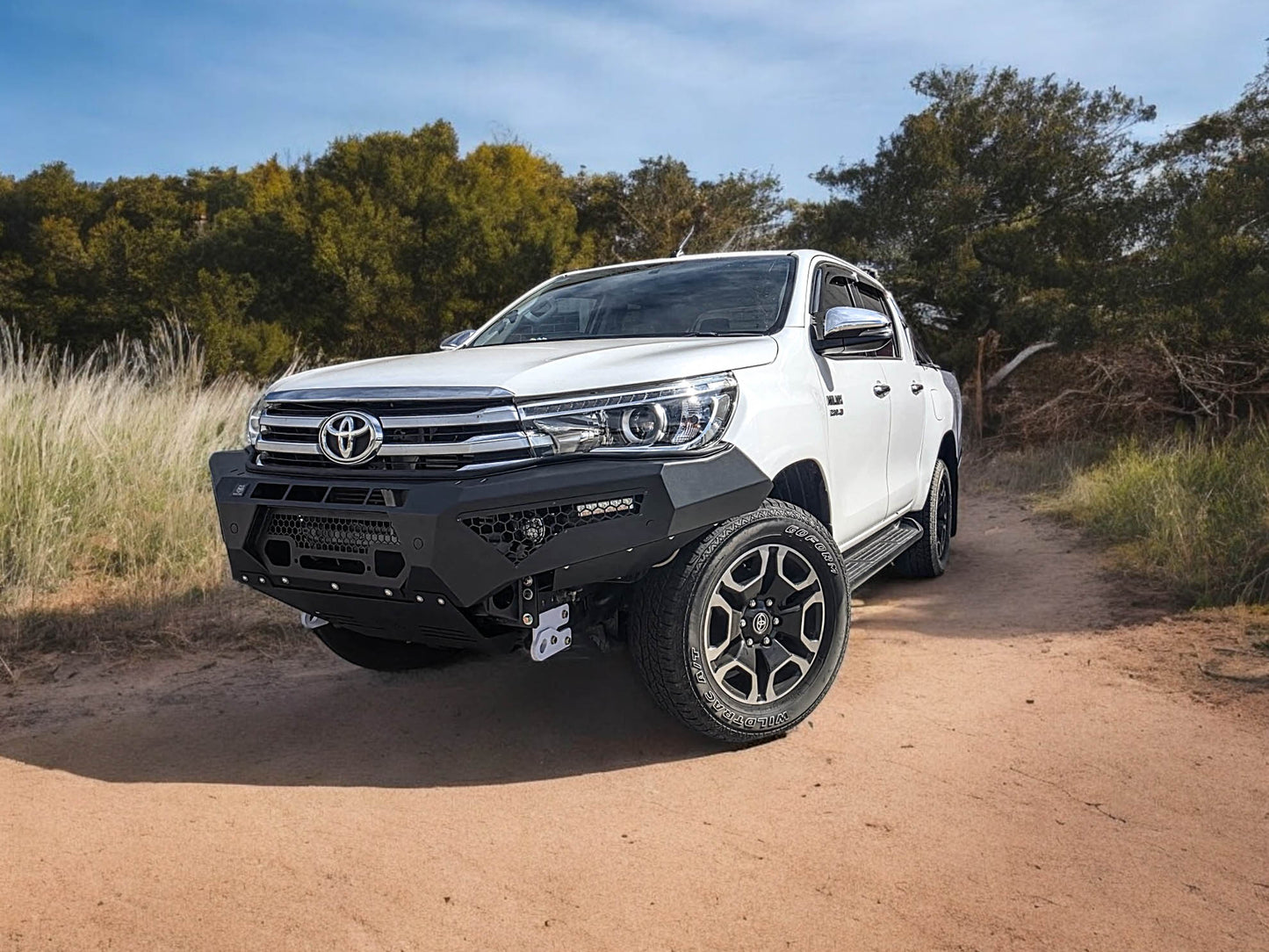Alpha Predator Steel Bull Bar to suit Toyota Hilux N80 2015-2018