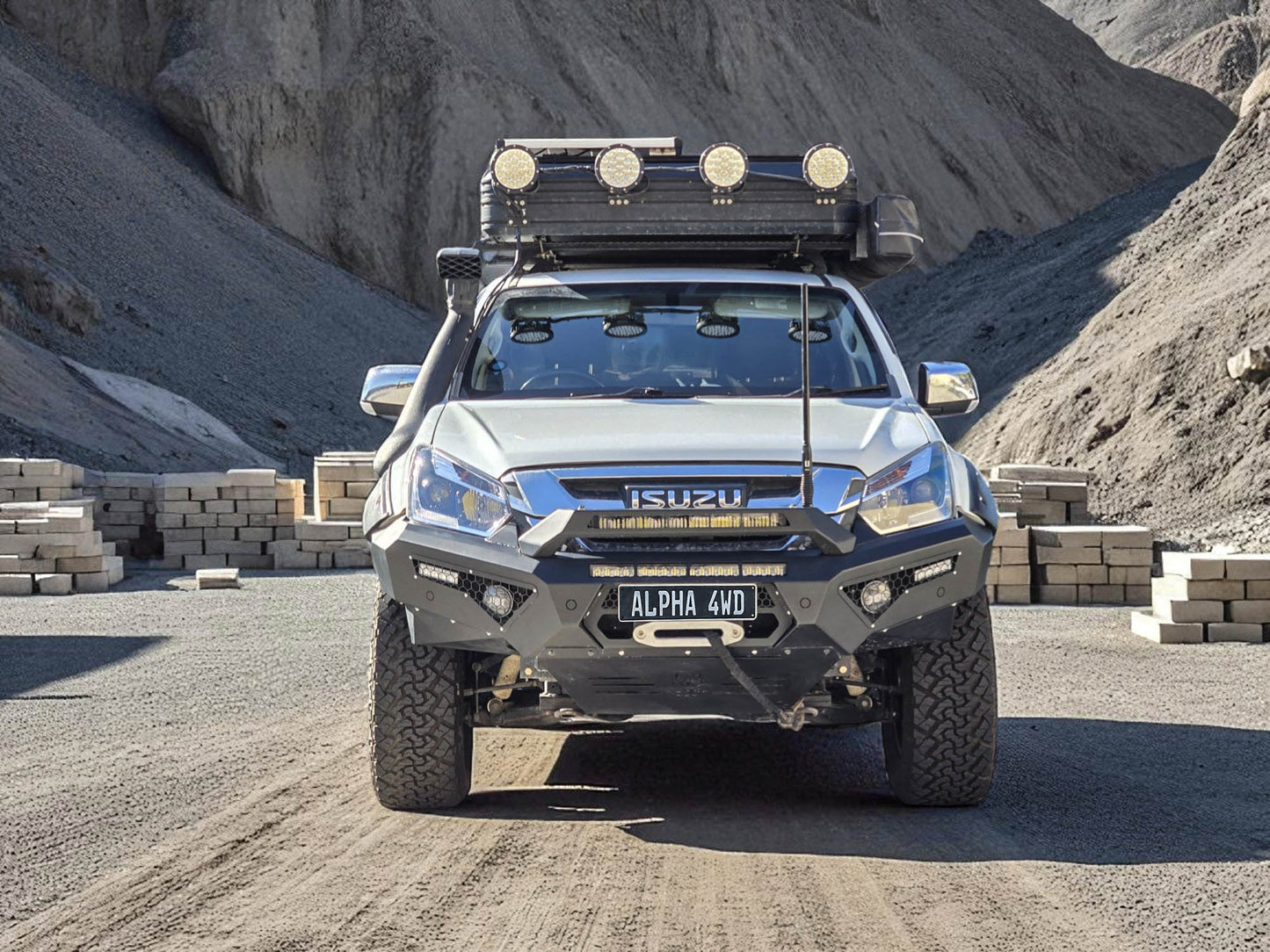 Alpha 4WD Predator Steel Bull Bar for Isuzu D-max Dmax 2017 - 2019