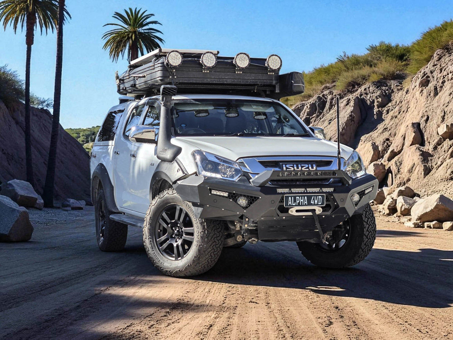 Alpha 4WD Predator Steel Bull Bar for Isuzu D-max Dmax 2017 - 2019