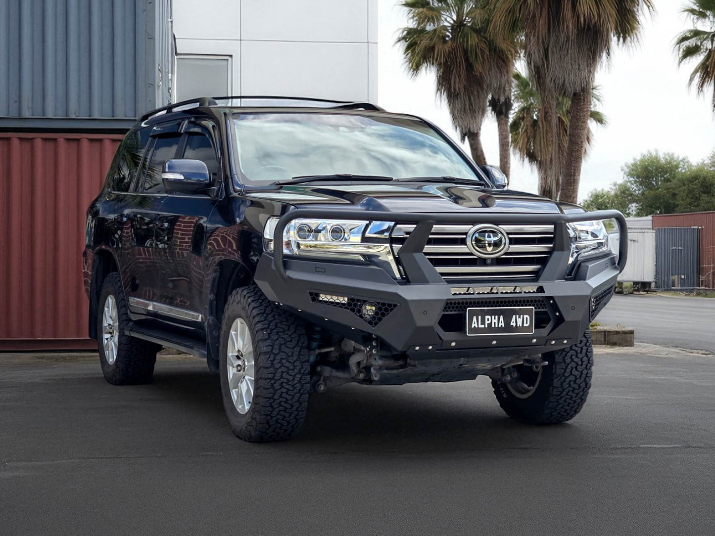 Alpha 4WD Pack Steel Bull Bar for Toyota Landcruiser 200 series 2016+