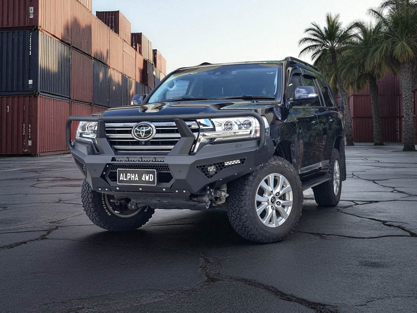 Alpha 4WD Pack Steel Bull Bar for Toyota Landcruiser 200 series 2016+