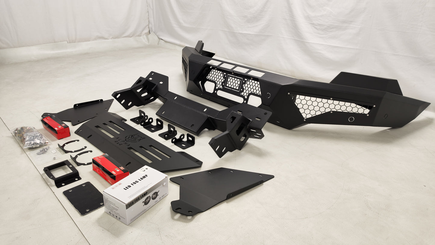 Alpha 4WD Predator Steel Bull Bar for Ford Ranger 2015 - 2022 PX 2 3