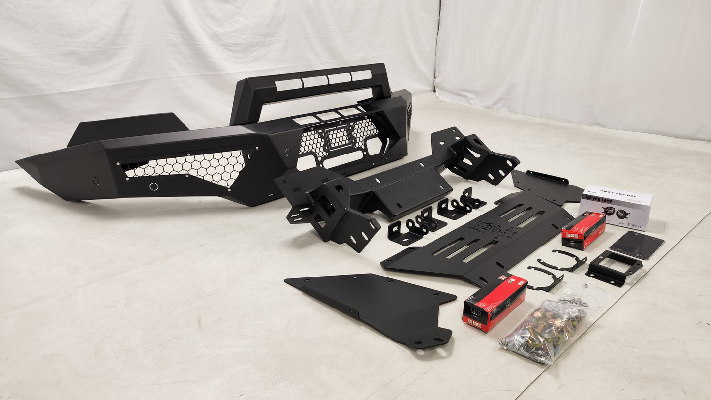 Alpha 4WD Predator Steel Bull Bar for Ford Ranger 2015 - 2022 PX 2 3