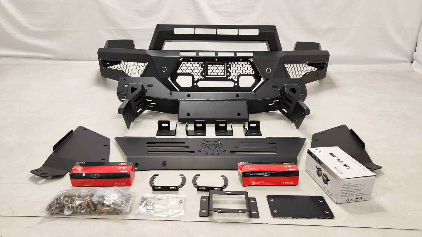 Alpha 4WD Predator Steel Bull Bar for Ford Ranger 2015 - 2022 PX 2 3