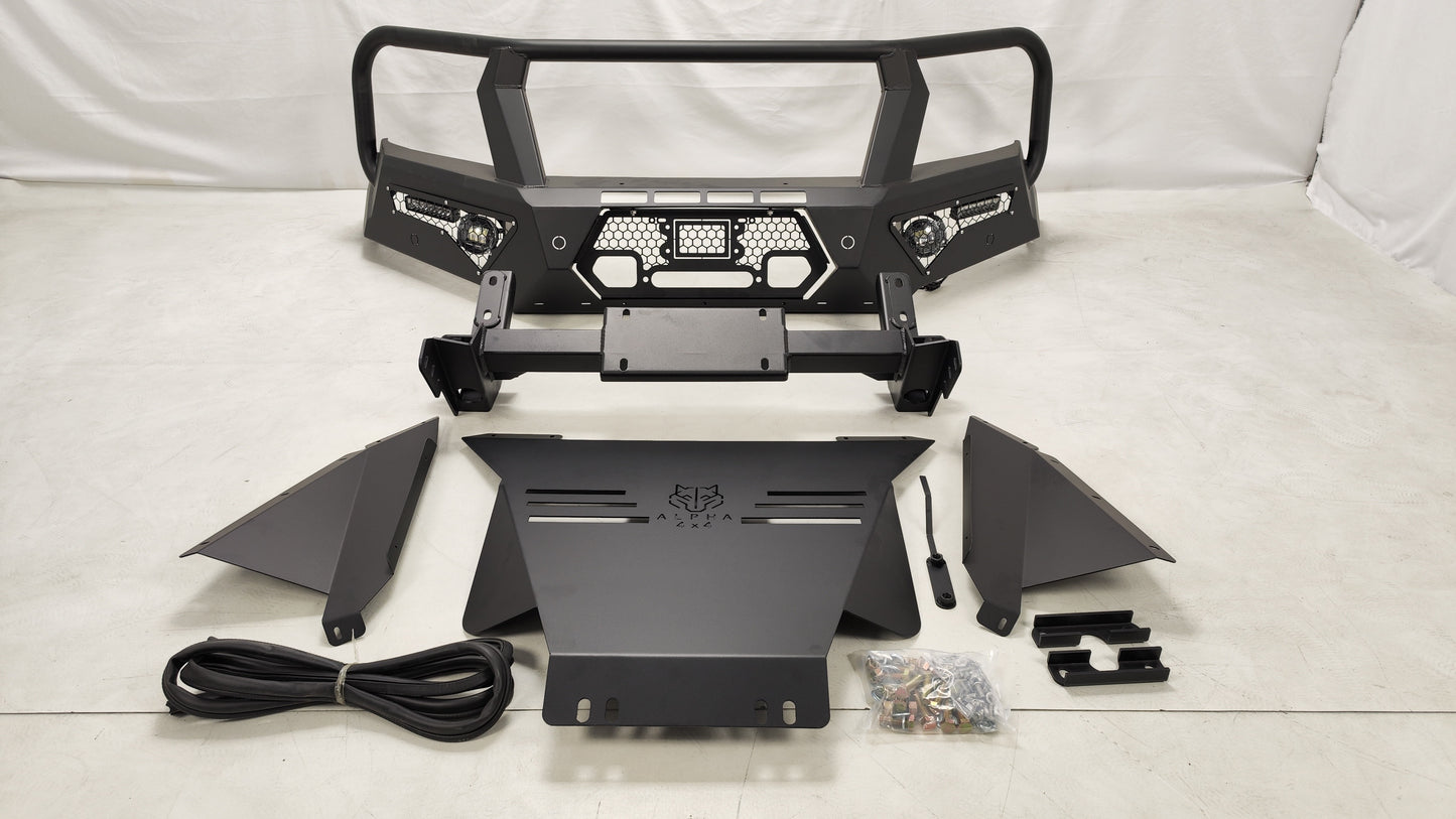 Alpha 4WD Steel Pack Bull Bar for Nissan Navara NP300 D23