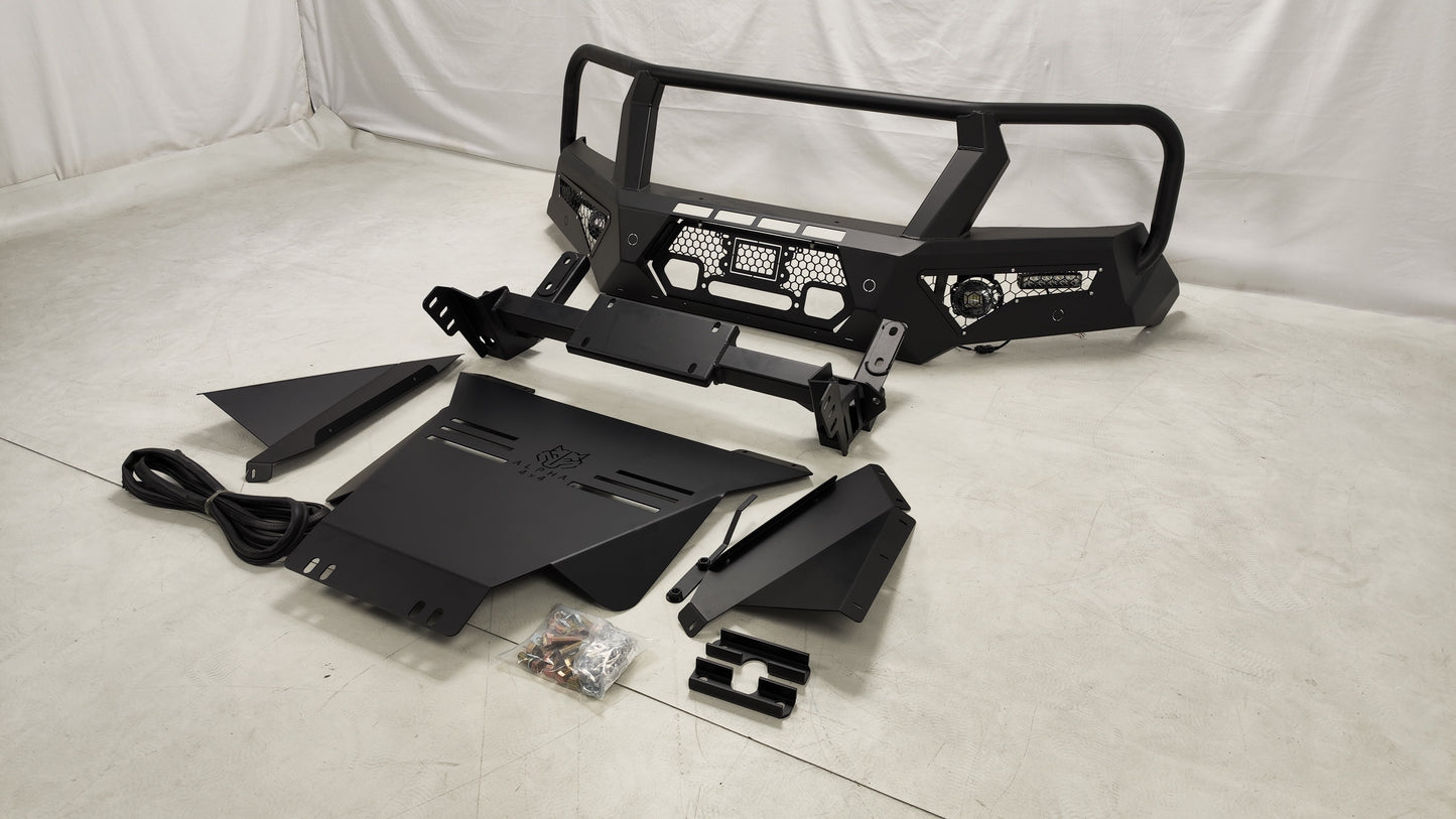 Alpha 4WD Steel Pack Bull Bar for Nissan Navara NP300 D23