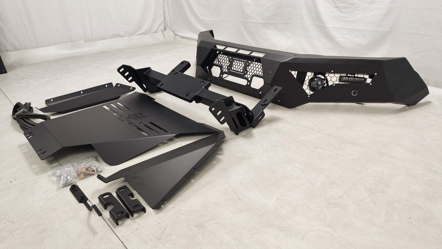 Alpha 4WD Predator Steel Bull Bar for Nissan Navara NP300 D23