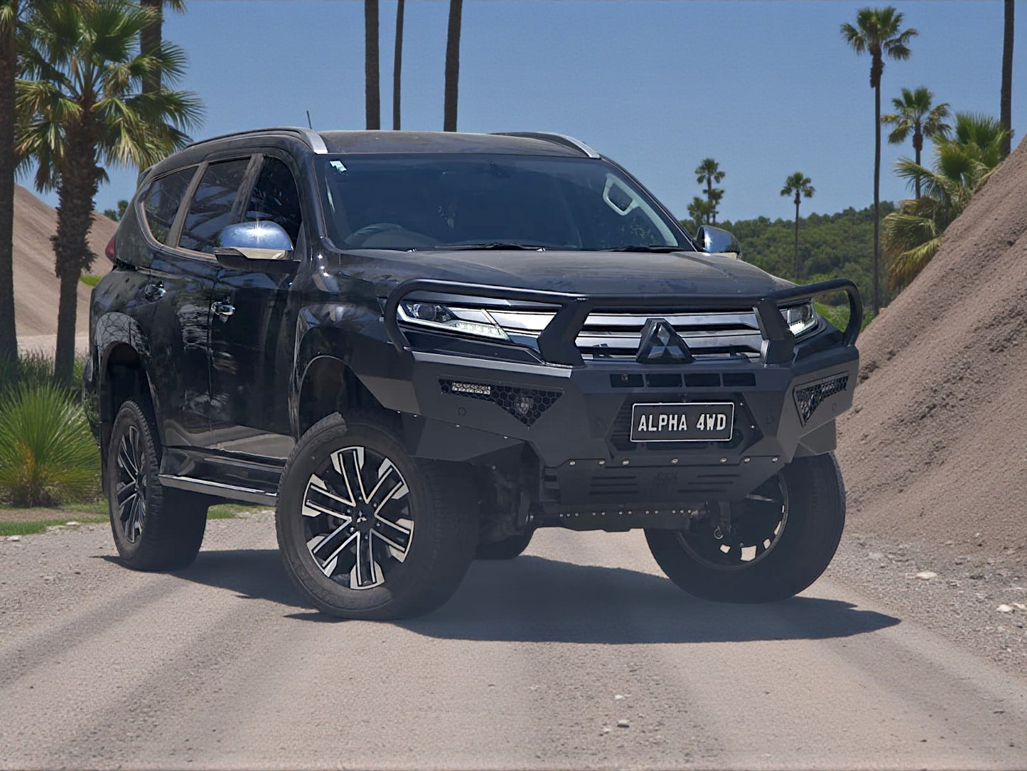 Alpha 4WD Pack Steel Bull Bar for Mitsubishi Pajero Sport QF 2020+