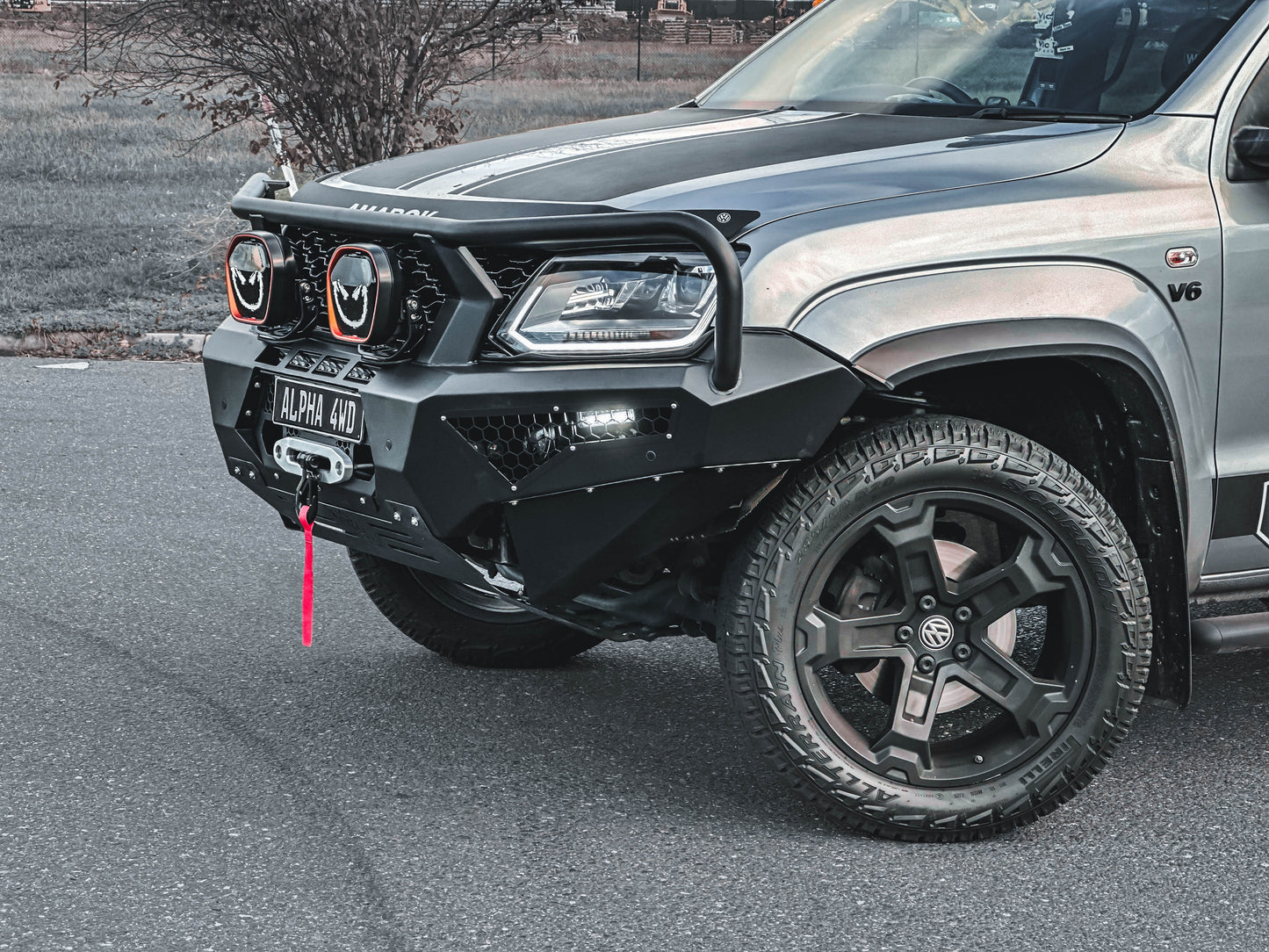 Alpha 4WD Pack Steel Bull Bar for VW Volkswagen Amarok 2010+
