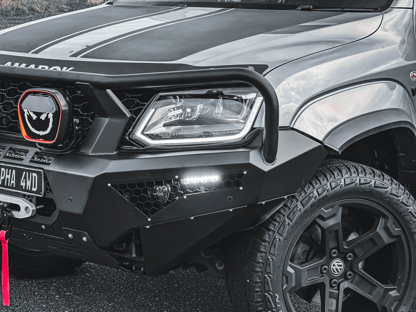 Alpha 4WD Pack Steel Bull Bar for VW Volkswagen Amarok 2010+
