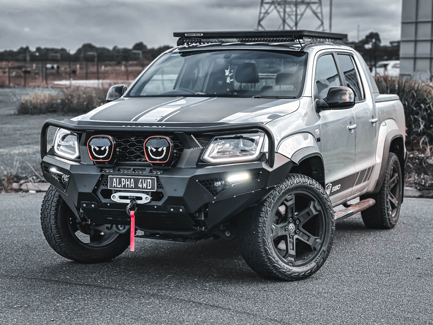 Alpha 4WD Pack Steel Bull Bar for VW Volkswagen Amarok 2010+