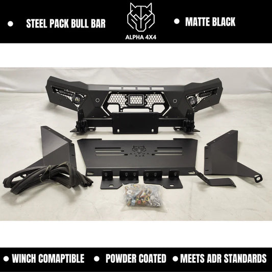 Alpha 4WD Predator Steel Bull Bar for Isuzu D-max Dmax 2017 - 2019