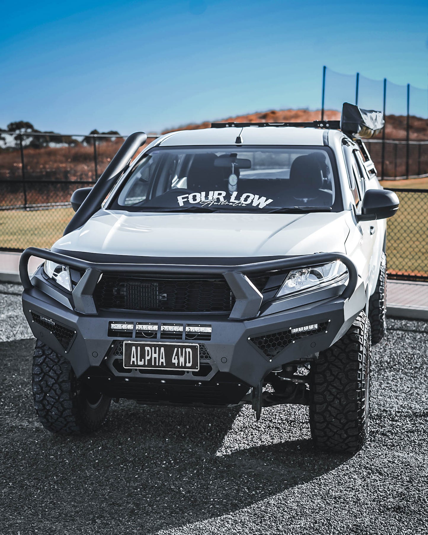 Alpha 4WD Pack Steel Bull Bar for Mitsubishi Triton MR 2019+