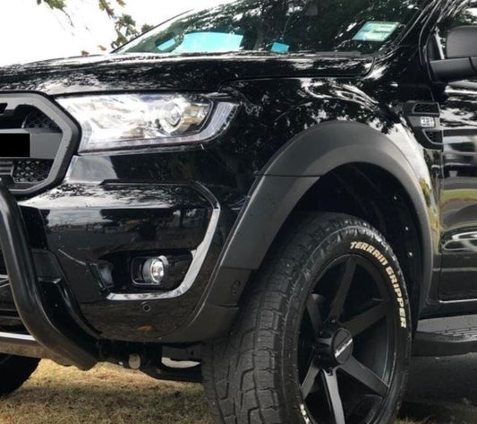Ford Ranger PX3 2018 - 2022 Fender Flare OEM Smooth Matte Black with sensor holes