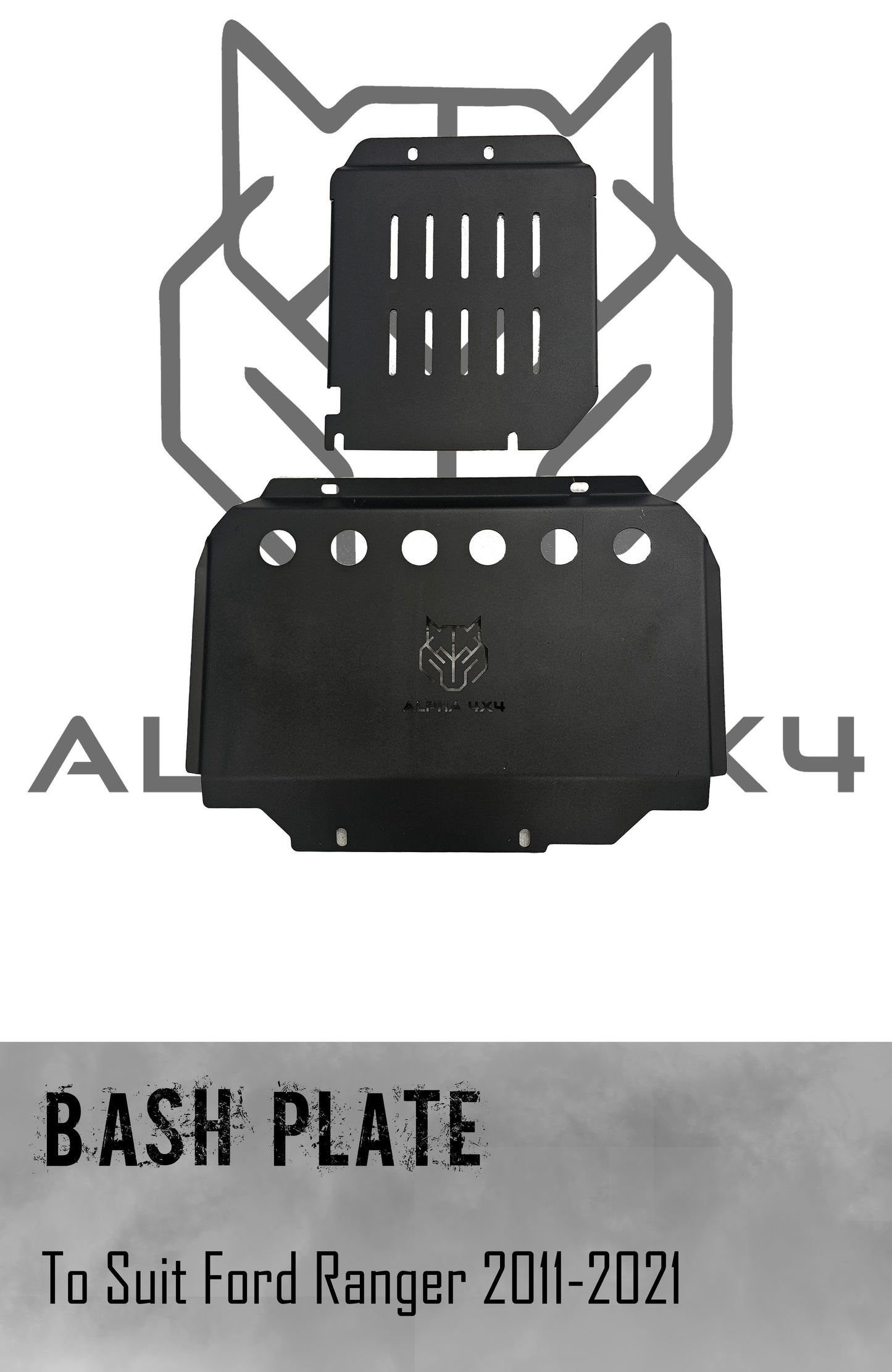 Alpha bash plates to suite Ford Ranger PX PXMKII PXMKIII 2011-2022