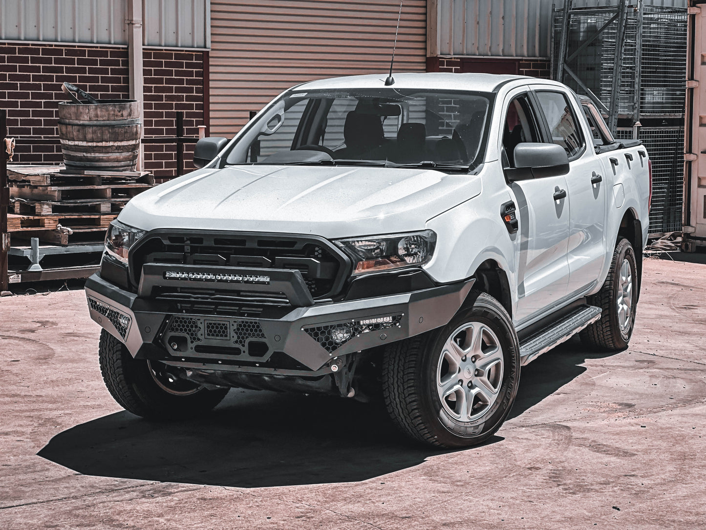 Alpha 4WD Predator Steel Bull Bar for Ford Ranger 2015 - 2022 PX 2 3