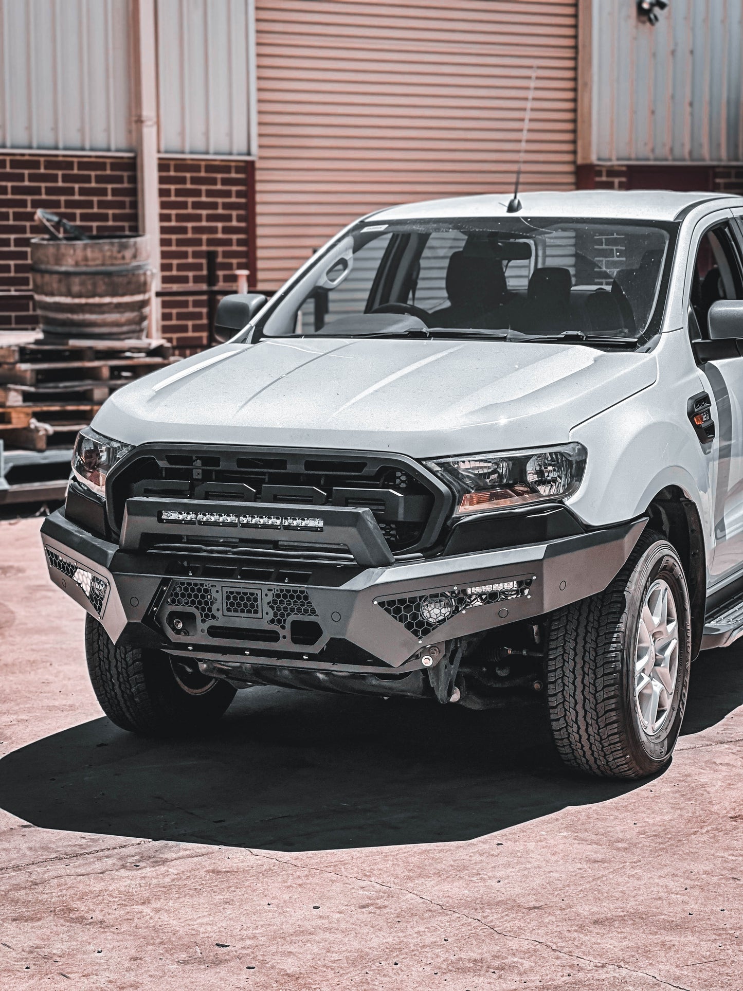 Alpha 4WD Predator Steel Bull Bar for Ford Ranger 2015 - 2022 PX 2 3