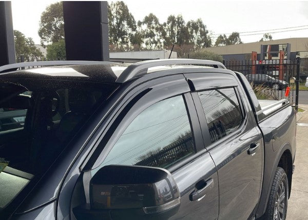 Window Visors Weather Shields For Ford Ranger Next Gen Dual Cab 2022 +