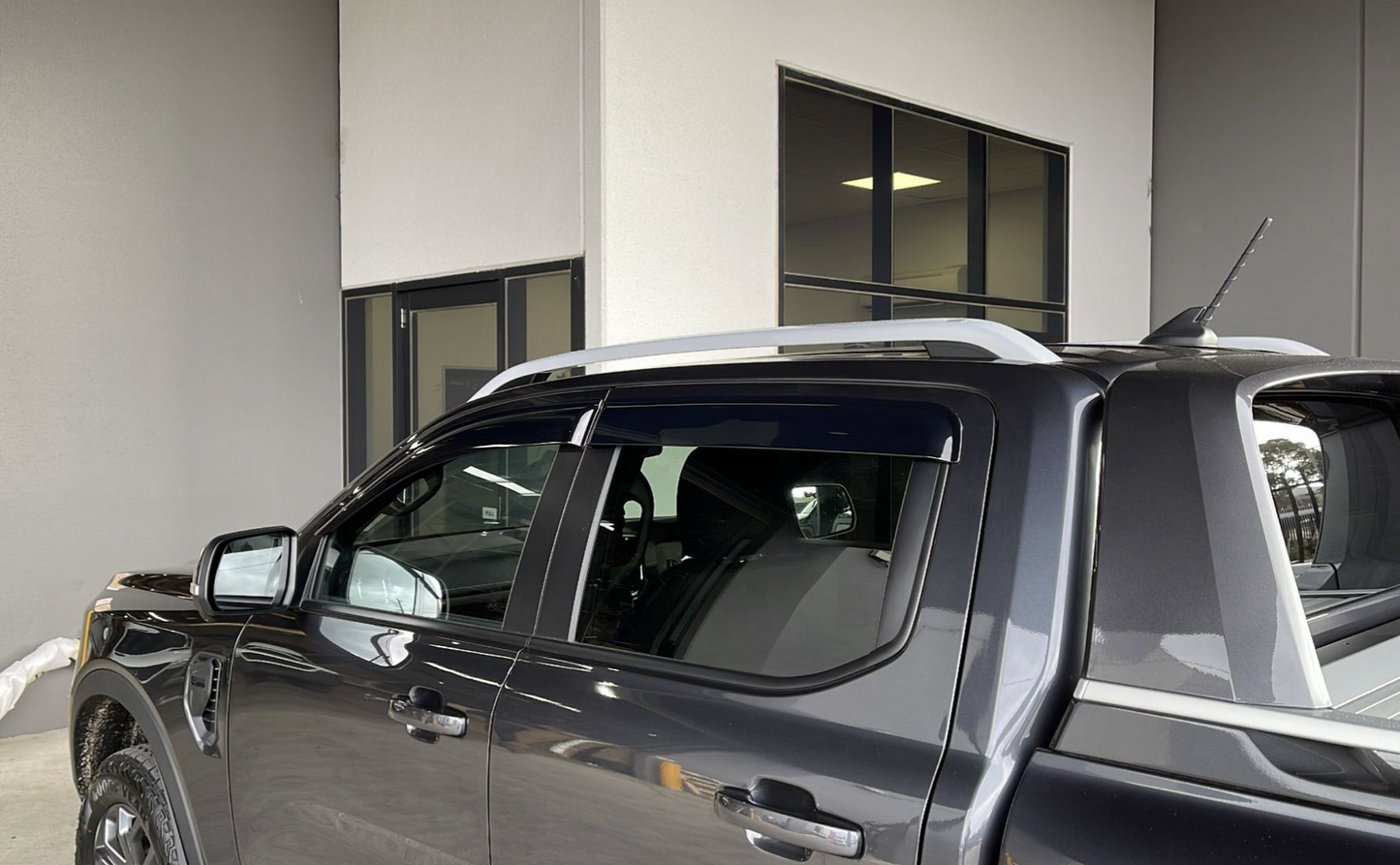 Window Visors Weather Shields For Ford Ranger Next Gen Dual Cab 2022 +