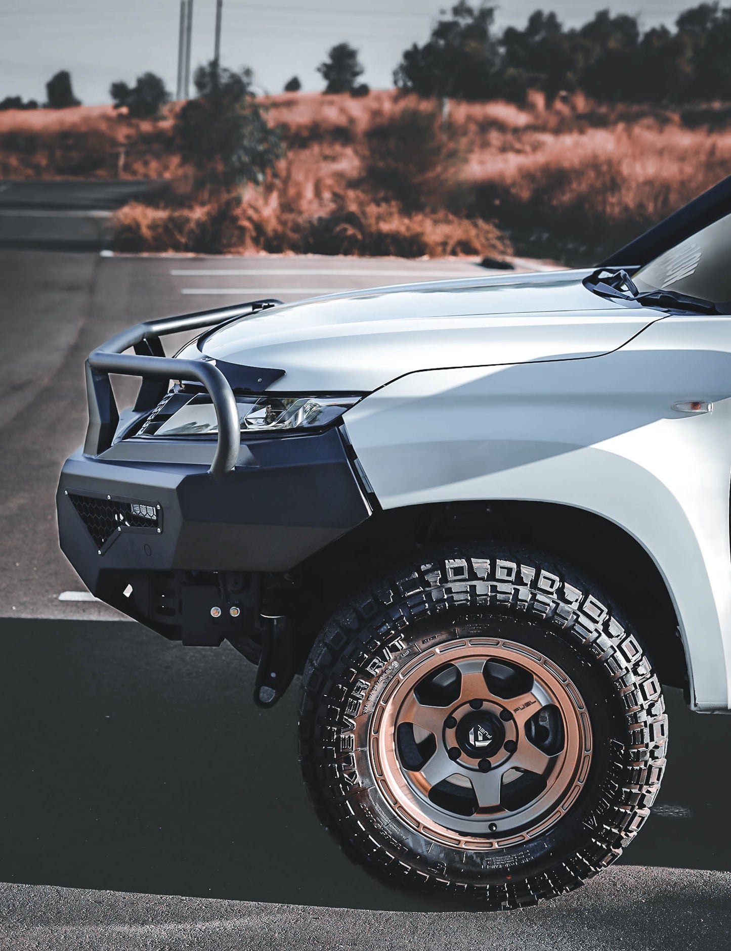 Alpha 4WD Pack Steel Bull Bar for Mitsubishi Triton MR 2019+