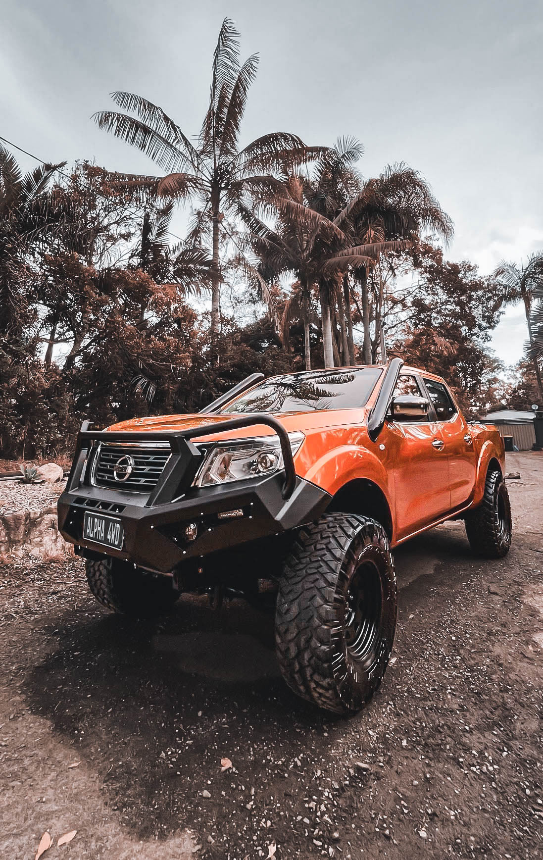 Alpha 4WD Steel Pack Bull Bar for Nissan Navara NP300 D23