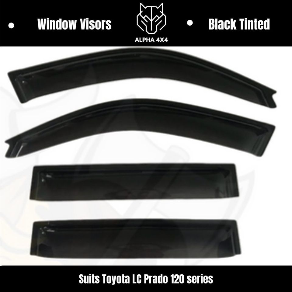 Toyota LC Prado 120 Series Wind Visors Weather Shields