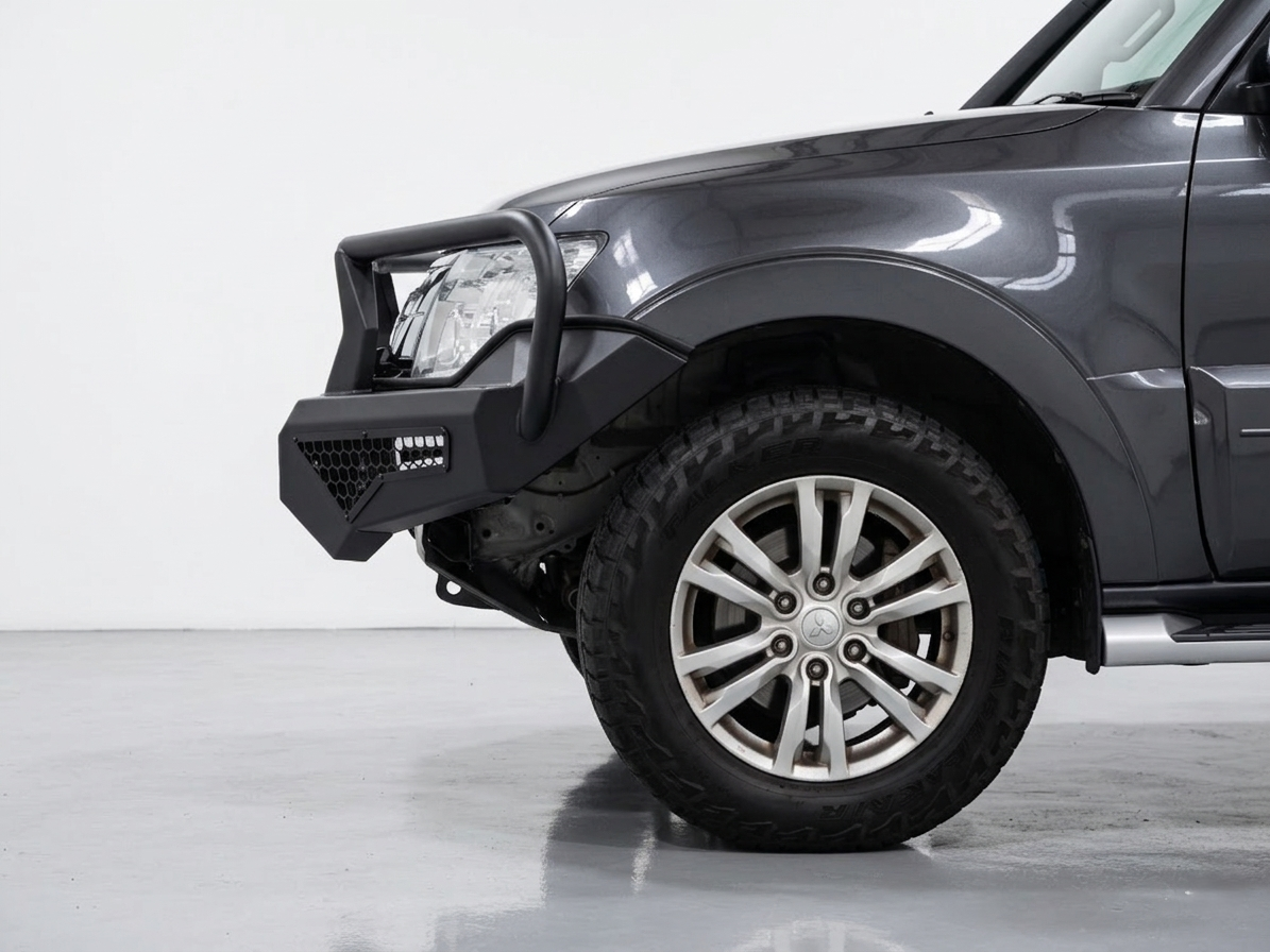 Alpha 4WD Pack Steel Bull Bar for Mitsubishi Pajero NS NT NX NW 2007+