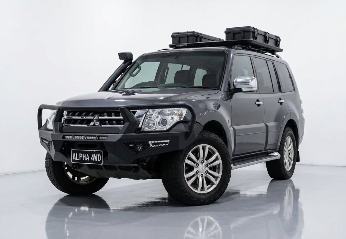 Alpha 4WD Pack Steel Bull Bar for Mitsubishi Pajero NS NT NX NW 2007+