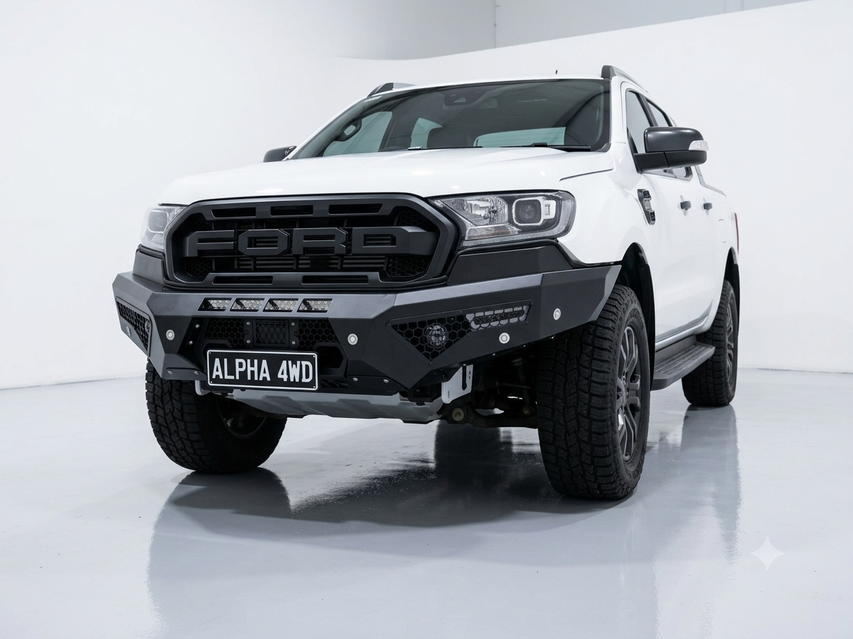 Alpha 4WD Predator Steel Bull Bar for Ford Ranger 2015 - 2022 PX 2 3
