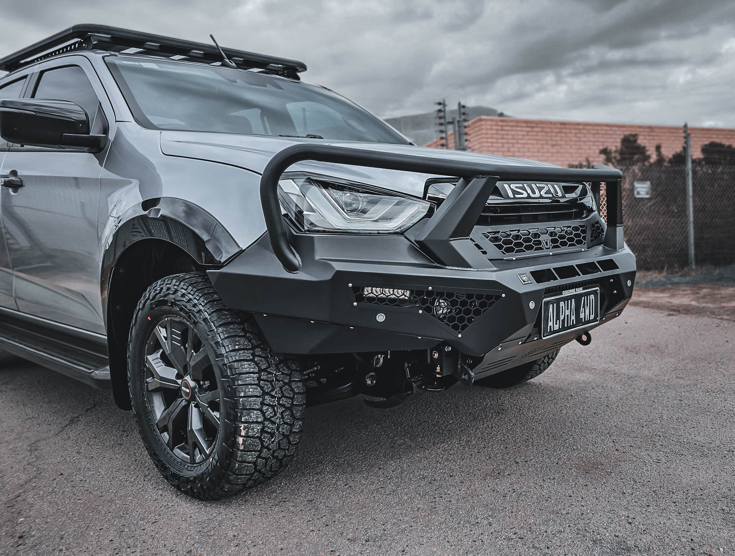 Alpha 4WD Steel Pack Bull Bar for Isuzu D-MAX 2019-2024 (pre-facelift)
