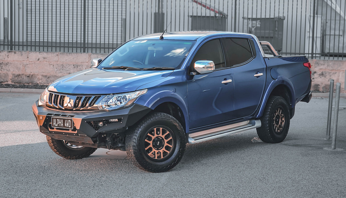 Alpha 4WD Predator Steel Bull Bar for Mitsubishi Triton MQ 2015 - 2018